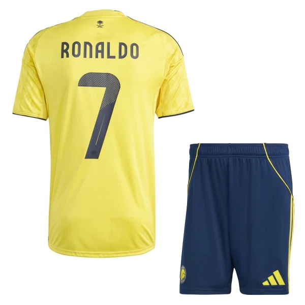 Camiseta Al-Nassr FC Cristiano Ronaldo 7 Niños 1ª Equipación 25/26 Camiseta Al-Nassr FC Cristiano Ronaldo 7 Niños 1ª Equipación 25/26