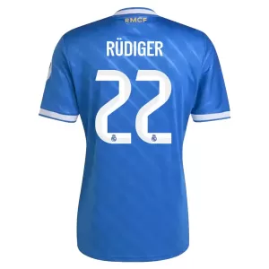 Camiseta Real Madrid Antonio Rüdiger 22 Hombre 3ª Equipación 25/26 Camiseta Real Madrid Antonio Rüdiger 22 Hombre 3ª Equipación 25/26