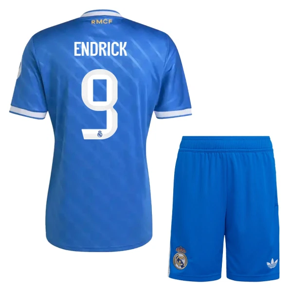Camiseta Real Madrid Endrick 9 Niños 3ª Equipación 25/26 Camiseta Real Madrid Endrick 9 Niños 3ª Equipación 25/26