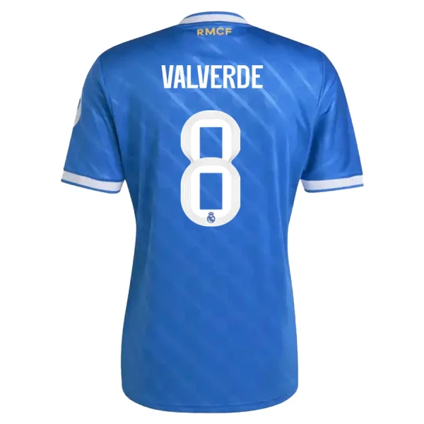 Camiseta Real Madrid Federico Valverde 8 Hombre 3ª Equipación 25/26 Camiseta Real Madrid Federico Valverde 8 Hombre 3ª Equipación 25/26