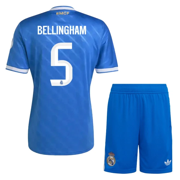 Camiseta Real Madrid Jude Bellingham 5 Niños 3ª Equipación 25/26 Camiseta Real Madrid Jude Bellingham 5 Niños 3ª Equipación 25/26