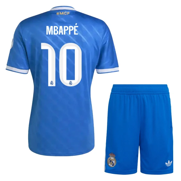 Camiseta Real Madrid Kylian Mbappé 10 Niños 3ª Equipación 25/26