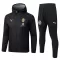 Chaqueta De Entrenamiento Con Capucha AC Milan Hombre 25/26 Negro