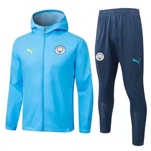 Chaqueta De Entrenamiento Con Capucha Manchester City Hombre 25/26 Azul