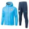 Chaqueta De Entrenamiento Con Capucha Manchester City Hombre 25/26 Azul