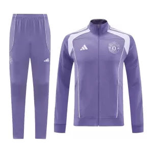 Conjunto De Chaqueta De Entrenamiento Manchester United Hombre 25/26 Púrpura