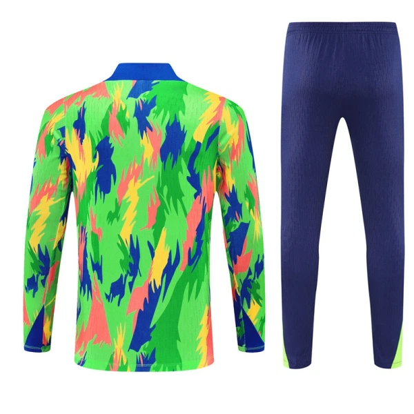 Conjunto de sudadera de entrenamiento Brasil Hombre 25/26 Verde