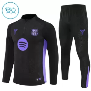 Conjunto de sudadera de entrenamiento FC Barcelona Niños 25/26 Negro Conjunto de sudadera de entrenamiento FC Barcelona Niños 25/26 Negro