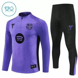 Conjunto de sudadera de entrenamiento FC Barcelona Niños 25/26 Púrpura Conjunto de sudadera de entrenamiento FC Barcelona Niños 25/26 Púrpura