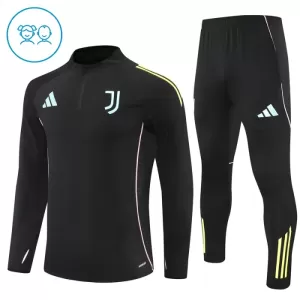 Conjunto de sudadera de entrenamiento Juventus Niños 25/26 Negro