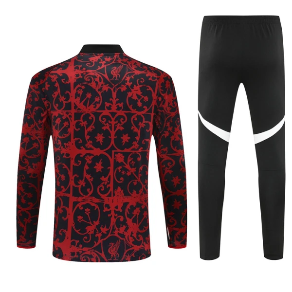 Conjunto de sudadera de entrenamiento Liverpool Hombre 25/26 Negro