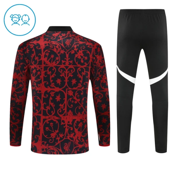 Conjunto de sudadera de entrenamiento Liverpool Niños 25/26 Negro