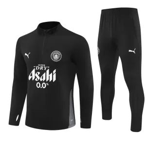 Conjunto de sudadera de entrenamiento Manchester City Hombre 25/26 Negro