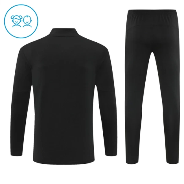 Conjunto de sudadera de entrenamiento Manchester City Niños 25/26 Negro