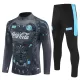 Conjunto de sudadera de entrenamiento Nápoles Hombre 25/26 Negro Conjunto de sudadera de entrenamiento Nápoles Hombre 25/26 Negro