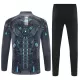 Conjunto de sudadera de entrenamiento Nápoles Hombre 25/26 Negro