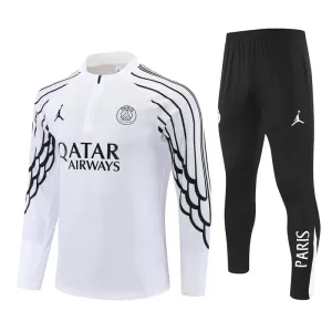 Conjunto de sudadera de entrenamiento Paris Saint-Germain Hombre 25/26 Blanco