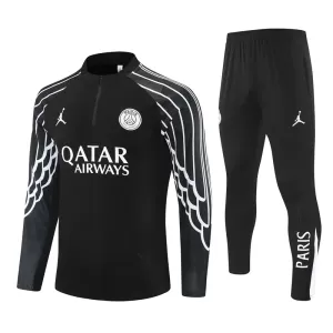 Conjunto de sudadera de entrenamiento Paris Saint-Germain Hombre 25/26 Negro