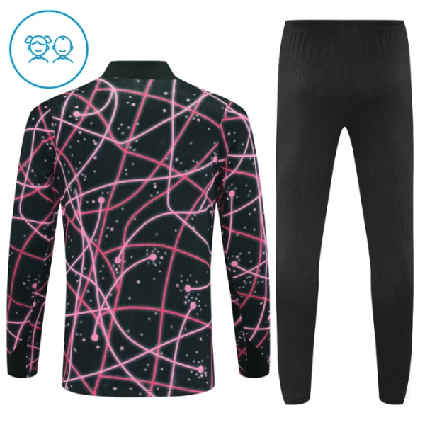 Conjunto de sudadera de entrenamiento Paris Saint-Germain Niños 25/26 Negro