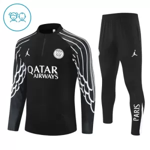 Conjunto de sudadera de entrenamiento Paris Saint-Germain Niños 25/26 Negro