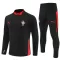 Conjunto de sudadera de entrenamiento Portugal Hombre 25/26 Negro