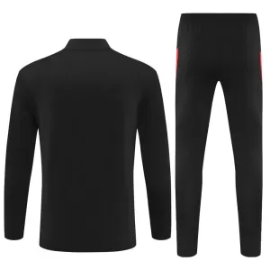 Conjunto de sudadera de entrenamiento Portugal Hombre 25/26 Negro