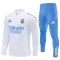 Conjunto de sudadera de entrenamiento Real Madrid Hombre 25/26 Blanco