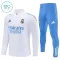 Conjunto de sudadera de entrenamiento Real Madrid Niños 25/26 Blanco