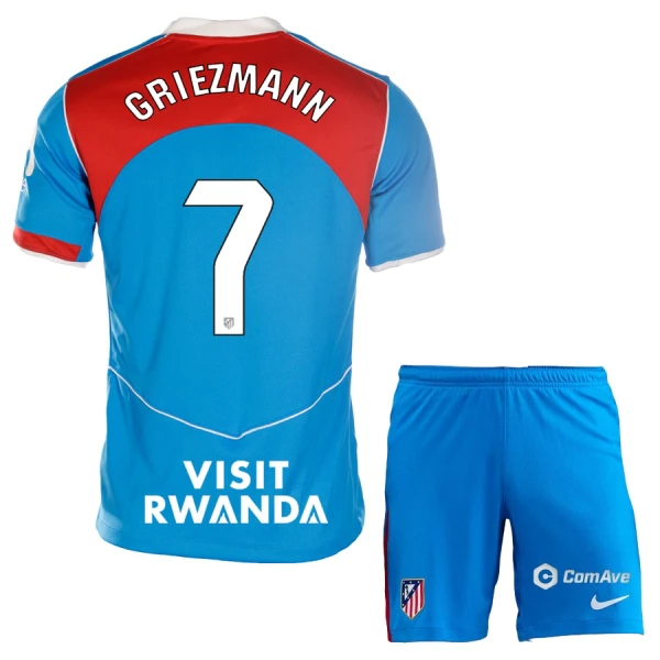 Camiseta Atlético Madrid Antoine Griezmann 7 Niños 3ª Equipación 25/26