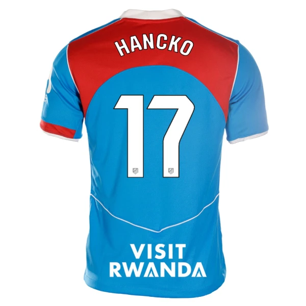 Camiseta Atlético Madrid Hancko 17 Hombre 3ª Equipación 25/26