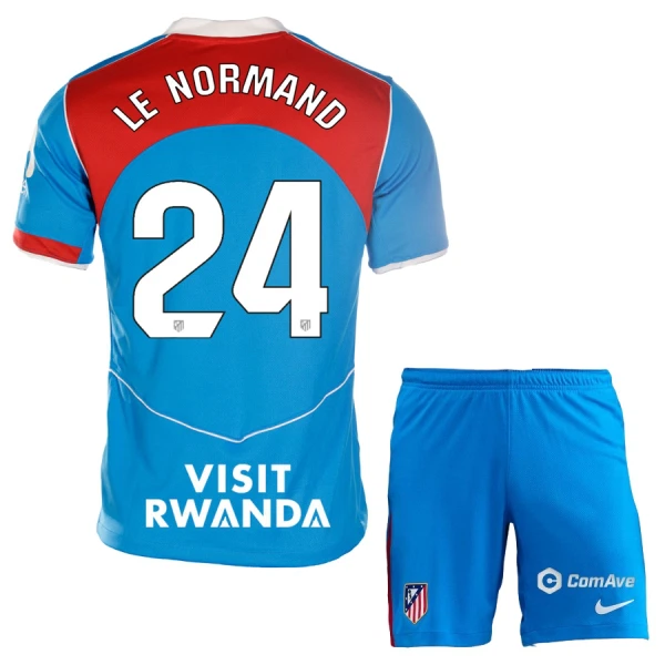 Camiseta Atlético Madrid Le Normand 24 Niños 3ª Equipación 25/26