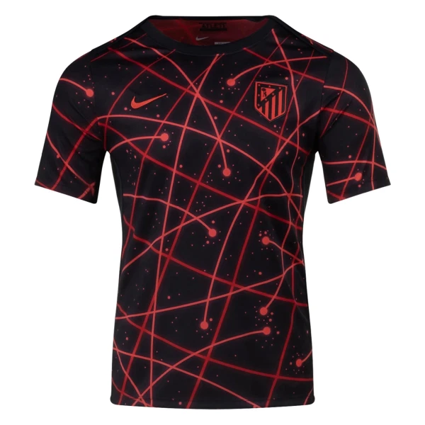 Camiseta Atlético Madrid Pre-Match Hombre 25/26 Negro