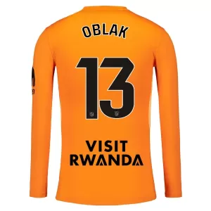 Camiseta Portero Atlético Madrid Jan Oblak 13 Hombre 25/26 Manga Larga Naranja Camiseta Portero Atlético Madrid Jan Oblak 13 Hombre 25/26 Manga Larga Naranja