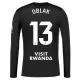 Camiseta Portero Atlético Madrid Jan Oblak 13 Hombre 25/26 Manga Larga Negro