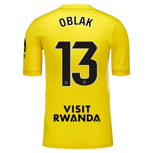 Camiseta Portero Atlético Madrid Jan Oblak 13 Niños 25/26 Amarillo