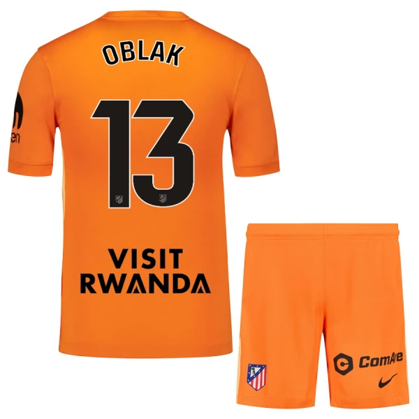 Camiseta Portero Atlético Madrid Jan Oblak 13 Niños 25/26 Naranja