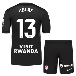 Camiseta Portero Atlético Madrid Jan Oblak 13 Niños 25/26 Negro Camiseta Portero Atlético Madrid Jan Oblak 13 Niños 25/26 Negro