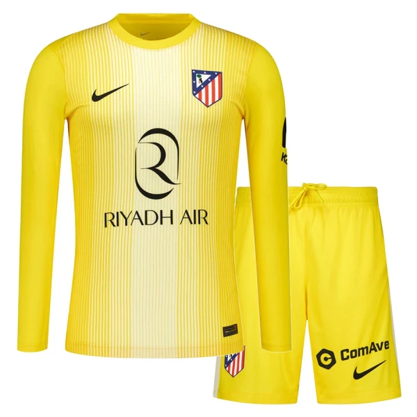 Camiseta Portero Atlético Madrid Niños 25/26 Manga Larga Amarillo
