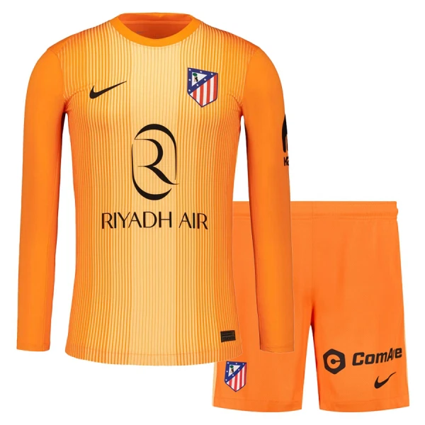 Camiseta Portero Atlético Madrid Niños 25/26 Manga Larga Naranja