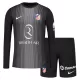 Camiseta Portero Atlético Madrid Niños 25/26 Manga Larga Negro