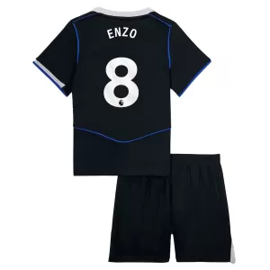Camiseta Chelsea Enzo Fernández 8 Niños 3ª Equipación 25/26