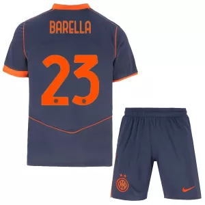 Camiseta Inter de Milán Barella 23 Niños 3ª Equipación 25/26