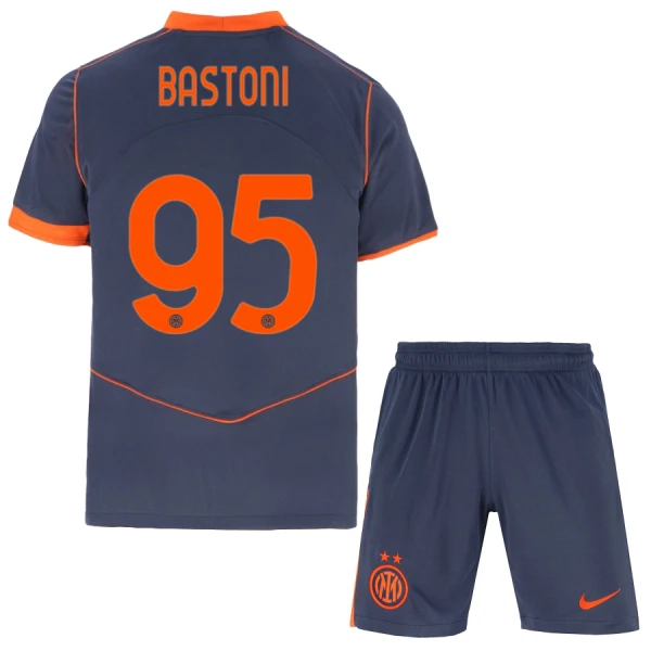 Camiseta Inter de Milán Bastoni 95 Niños 3ª Equipación 25/26