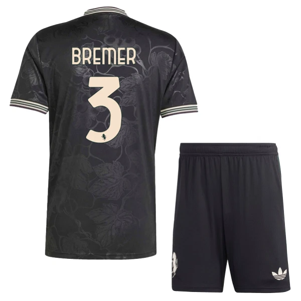 Camiseta Juventus Bremer 3 Niños 3ª Equipación 25/26
