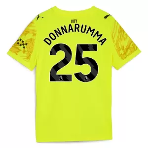Camiseta Portero Manchester City Gianluigi Donnarumma 25 Hombre 25/26 Amarillo