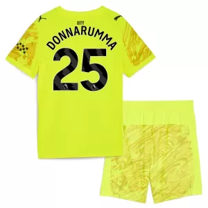 Camiseta Portero Manchester City Gianluigi Donnarumma 25 Niños 25/26 Amarillo