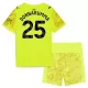 Camiseta Portero Manchester City Gianluigi Donnarumma 25 Niños 25/26 Amarillo