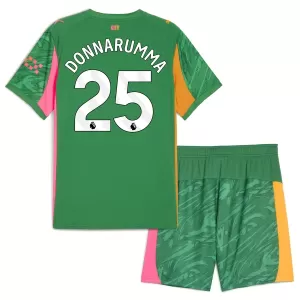 Camiseta Portero Manchester City Gianluigi Donnarumma 25 Niños 25/26 Verde