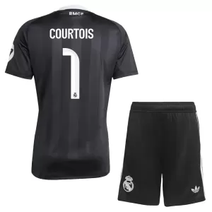 Camiseta Portero Real Madrid Thibaut Courtois 1 Niños 25/26 Negro Camiseta Portero Real Madrid Thibaut Courtois 1 Niños 25/26 Negro