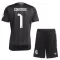 Camiseta Portero Real Madrid Thibaut Courtois 1 Niños 25/26 Negro